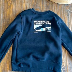 Zara Wanderlust Generation crewneck sweater size 7